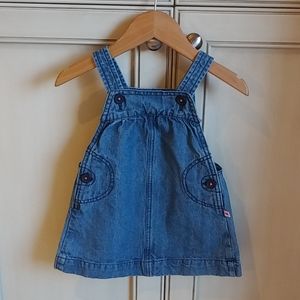 Carter's Denim Overall's Dress Size 18 Months